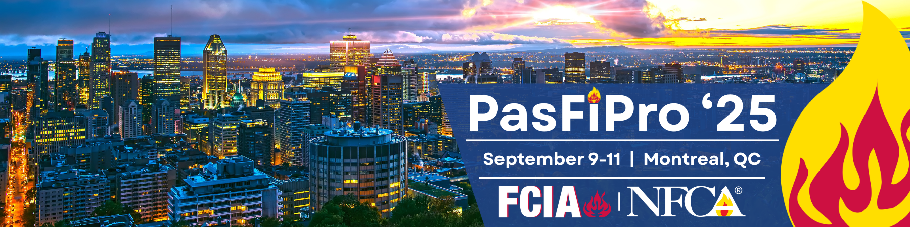 FCIA-NFCA PasFiPro 25 Montreal Banner