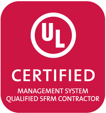 Sample UL SFRM Qualified Badge
